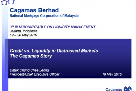Credit vs. Liquidity in Distressed Markets The Cagamas Story