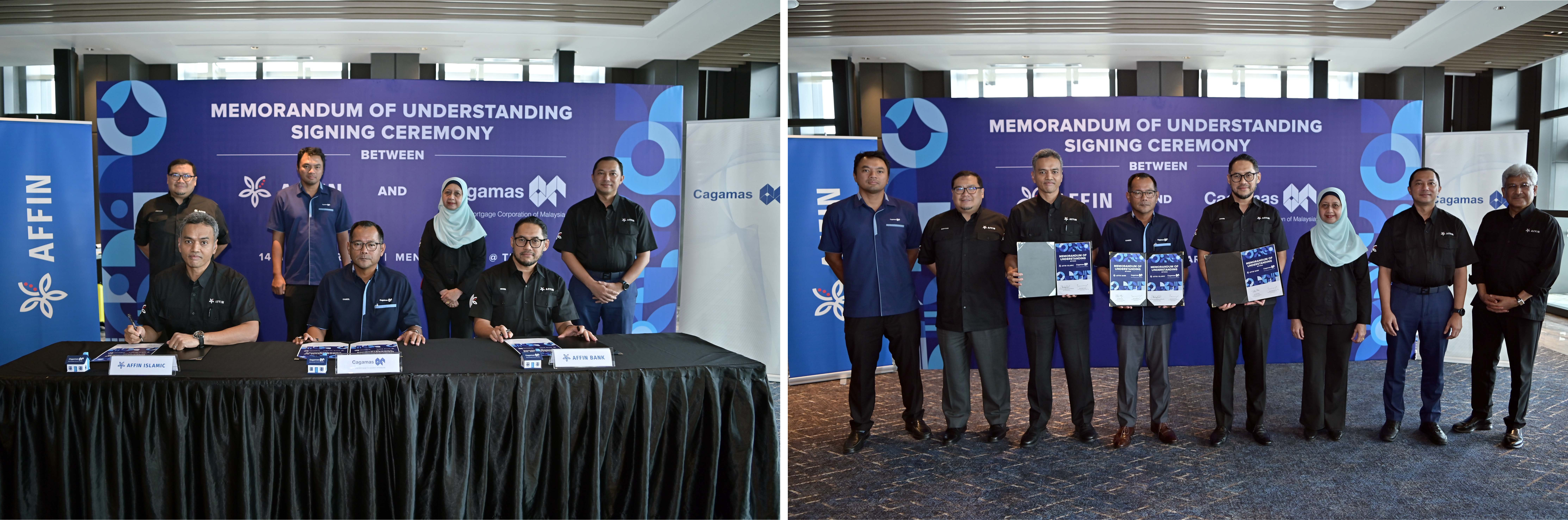 Cagamas Signs Memorandum of Understanding (“MoU”) with Affin Bank Berhad and Affin Islamic Bank Berhad