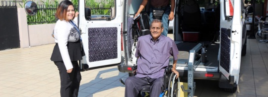 Donation to Damai Disabled Person Association Malaysia, 27 November 2013