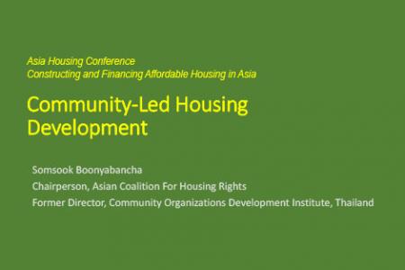 Constructing and Financing Affordable Housing Across Asia Session IX