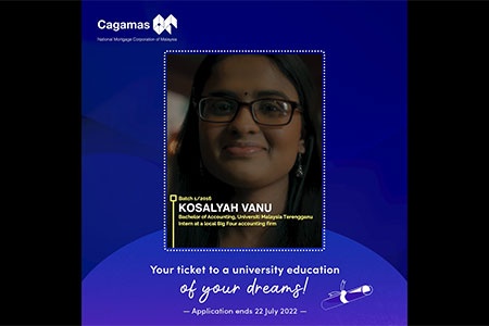 Cagamas Undergraduate Scholarship Programme: Kosalyah Vanu